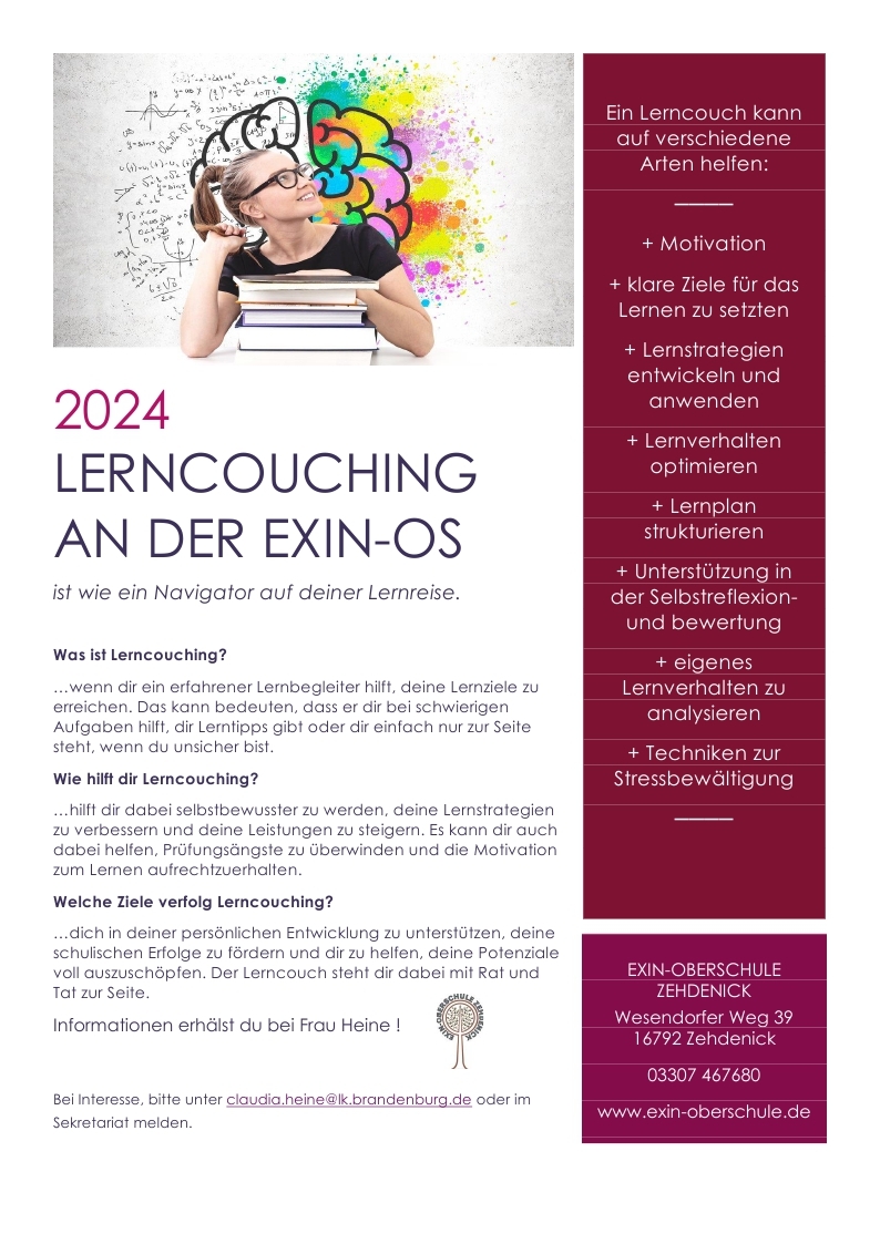 Lerncouch Flyer neu