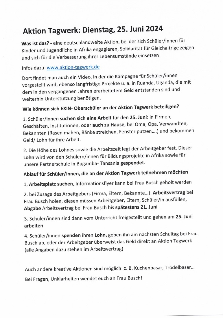 Tagwerk 2024